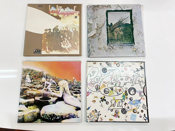 #LED ZEPPELIN# red *tsepe Lynn record 10 kind summarize used storage goods Sapporo departure western-style music hard rock retro that time thing set sale 