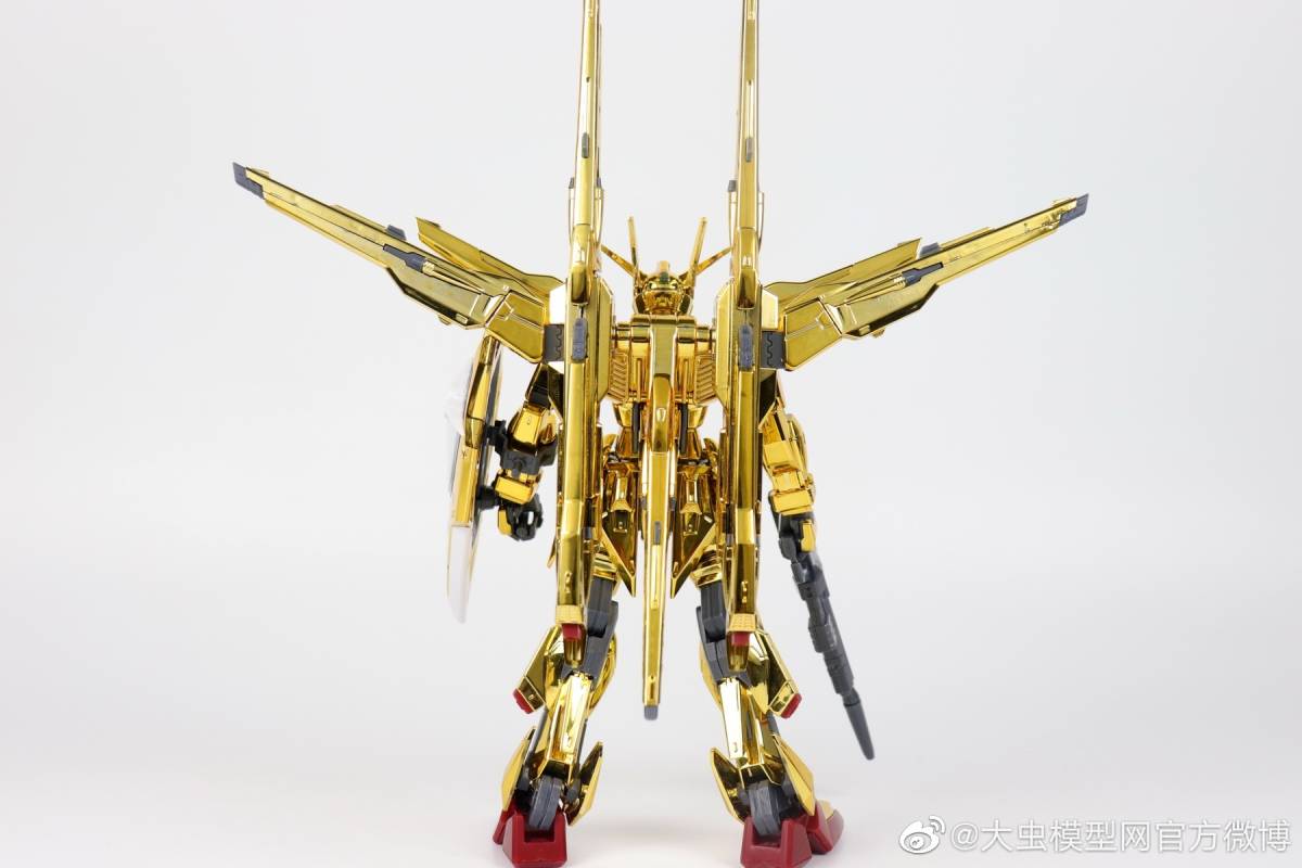 【高高/GAOGAO】1/100 ORB-01 アカツキガンダム ゴールドミラーコーティング フルセット 再販 SEED DESTINY プラモデル 未組立 新品の画像5