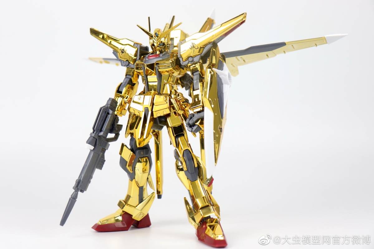 【高高/GAOGAO】1/100 ORB-01 アカツキガンダム ゴールドミラーコーティング フルセット 再販 SEED DESTINY プラモデル 未組立 新品の画像7