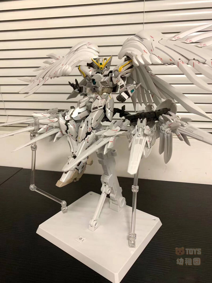 【DABAN MODEL】1/100 MG ウイングガンダム スノーホワイトプレリュード 白雪姫 FIX様式 8827 再販 プラモデル 未組立 新品の画像8