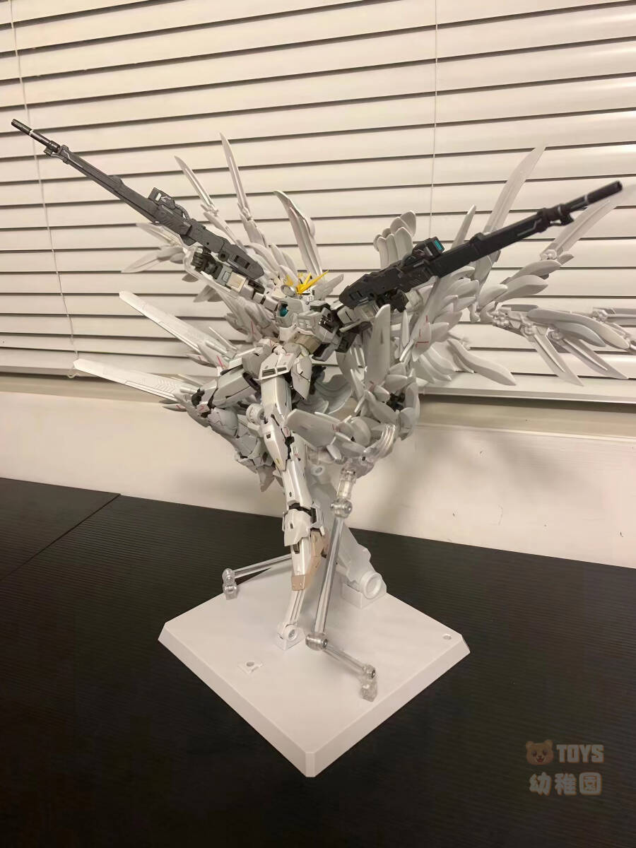 【DABAN MODEL】1/100 MG ウイングガンダム スノーホワイトプレリュード 白雪姫 FIX様式 8827 再販 プラモデル 未組立 新品_画像9