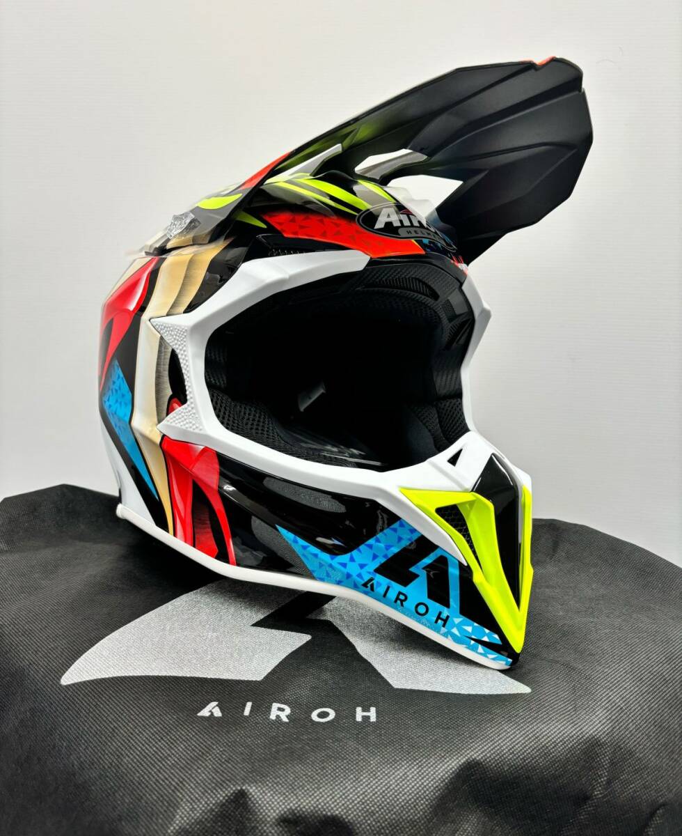 新品 Airoh アイロー オフロードヘルメット Wraap Lollipop サイズ XL 送料込24,000円 AIHWRLOLOXLの画像1