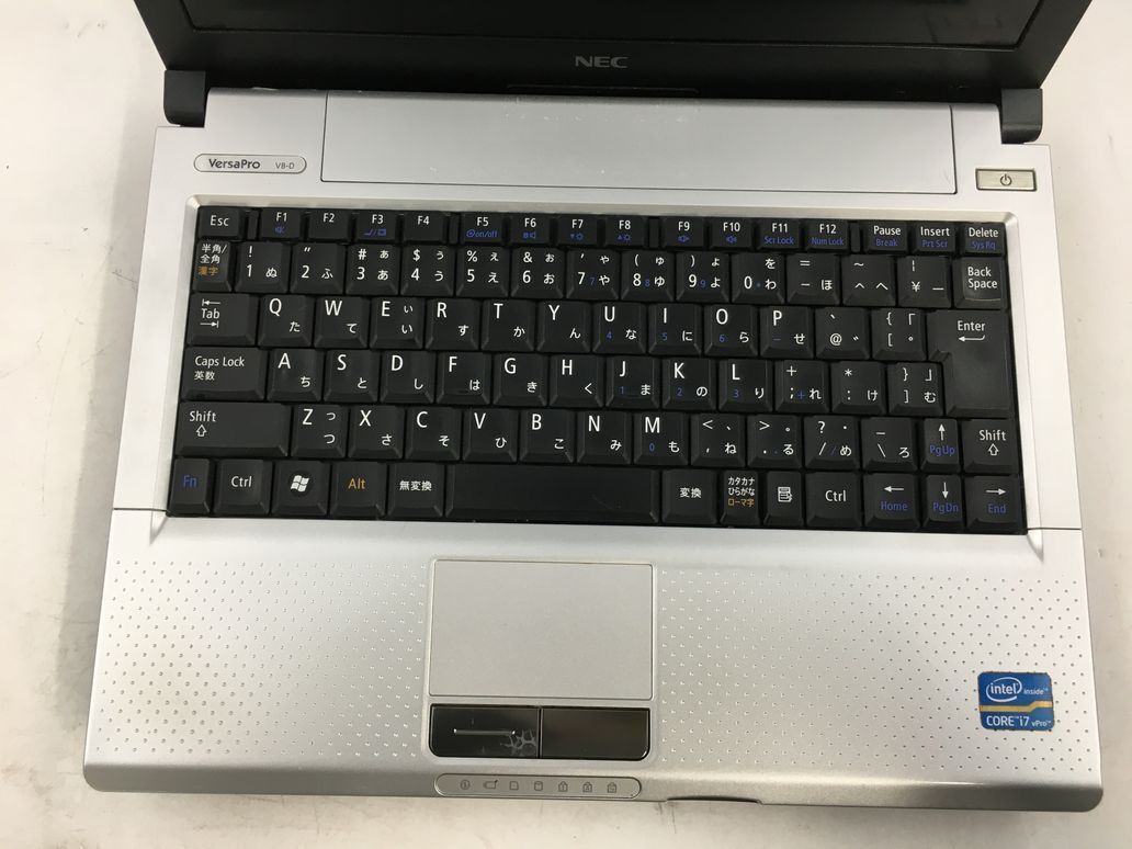 NEC/ノート/HDD 250GB/第2世代Core i7/メモリ4GB/WEBカメラ無/OS無-240312000850579_キーボード接写１