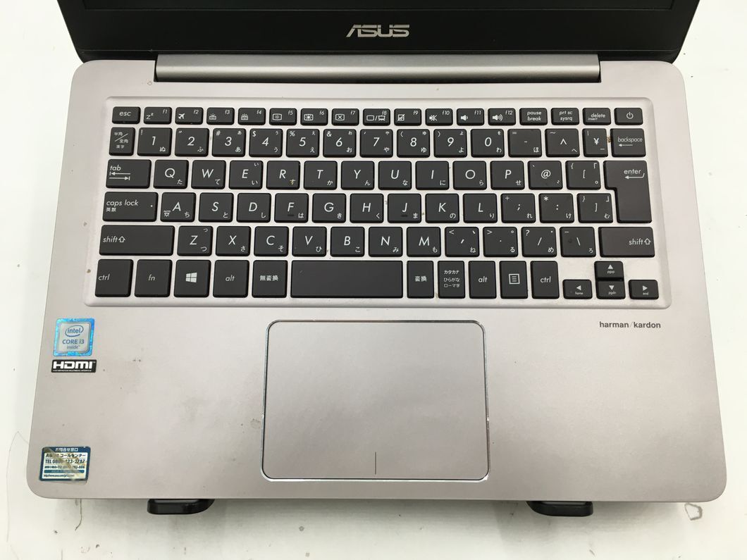 ASUS/ノート/HDD 500GB/第6世代Core i3/メモリ4GB/WEBカメラ有/OS無-240404000899091_キーボード接写１