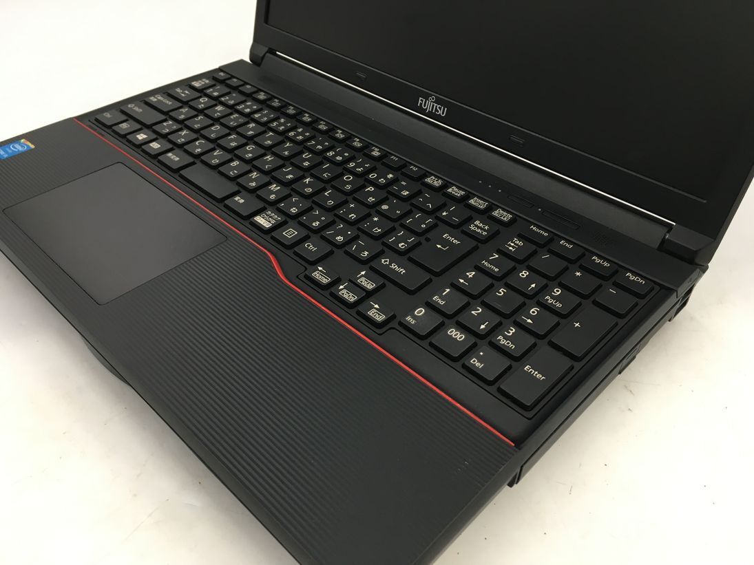 FUJITSU/ノート/SSD 256GB/第4世代Core i5/メモリ8GB/8GB/WEBカメラ無/OS無-240409000910762_キーボード接写１