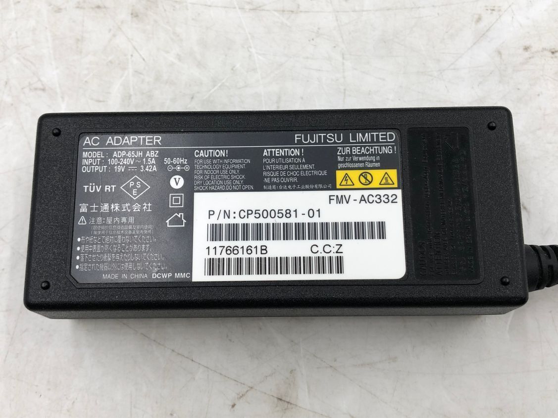 FUJITSU/ノート/SSD 128GB/第2世代Core i5/メモリ2GB/2GB/WEBカメラ無/OS無-240322000872703_付属品 1