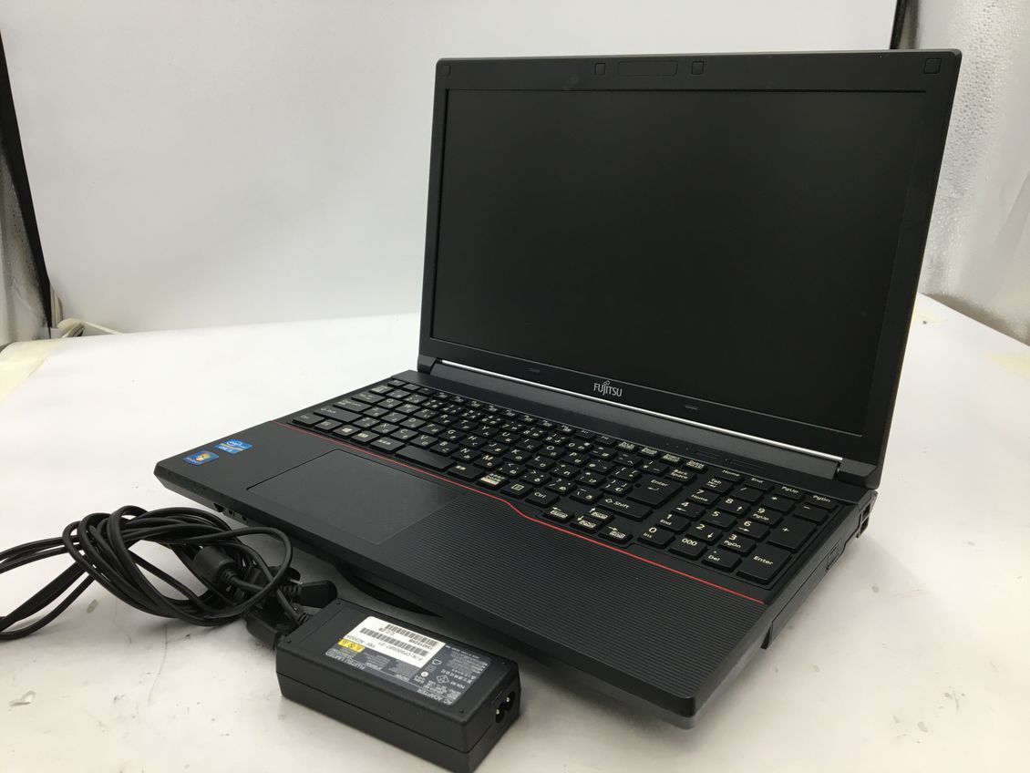 FUJITSU/ノート/HDD 320GB/第3世代Core i5/メモリ4GB/4GB/WEBカメラ無/OS無-240311000846617_正面 M