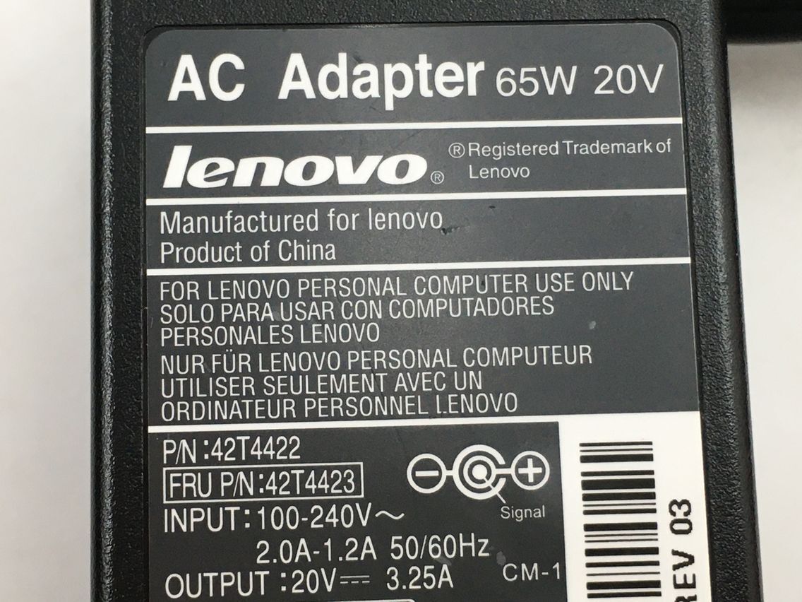 LENOVO/ノート/HDD 160GB/第2世代Core i3/メモリ2GB/2GB/WEBカメラ無/OS無-240329000887636の画像5