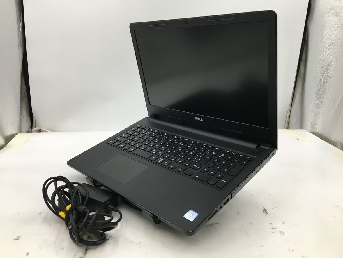 DELL/ノート/HDD 1000GB/第7世代Core i3/メモリ4GB/WEBカメラ有/OS無/不明/ドライブDVD-R-240328000885683_正面 M