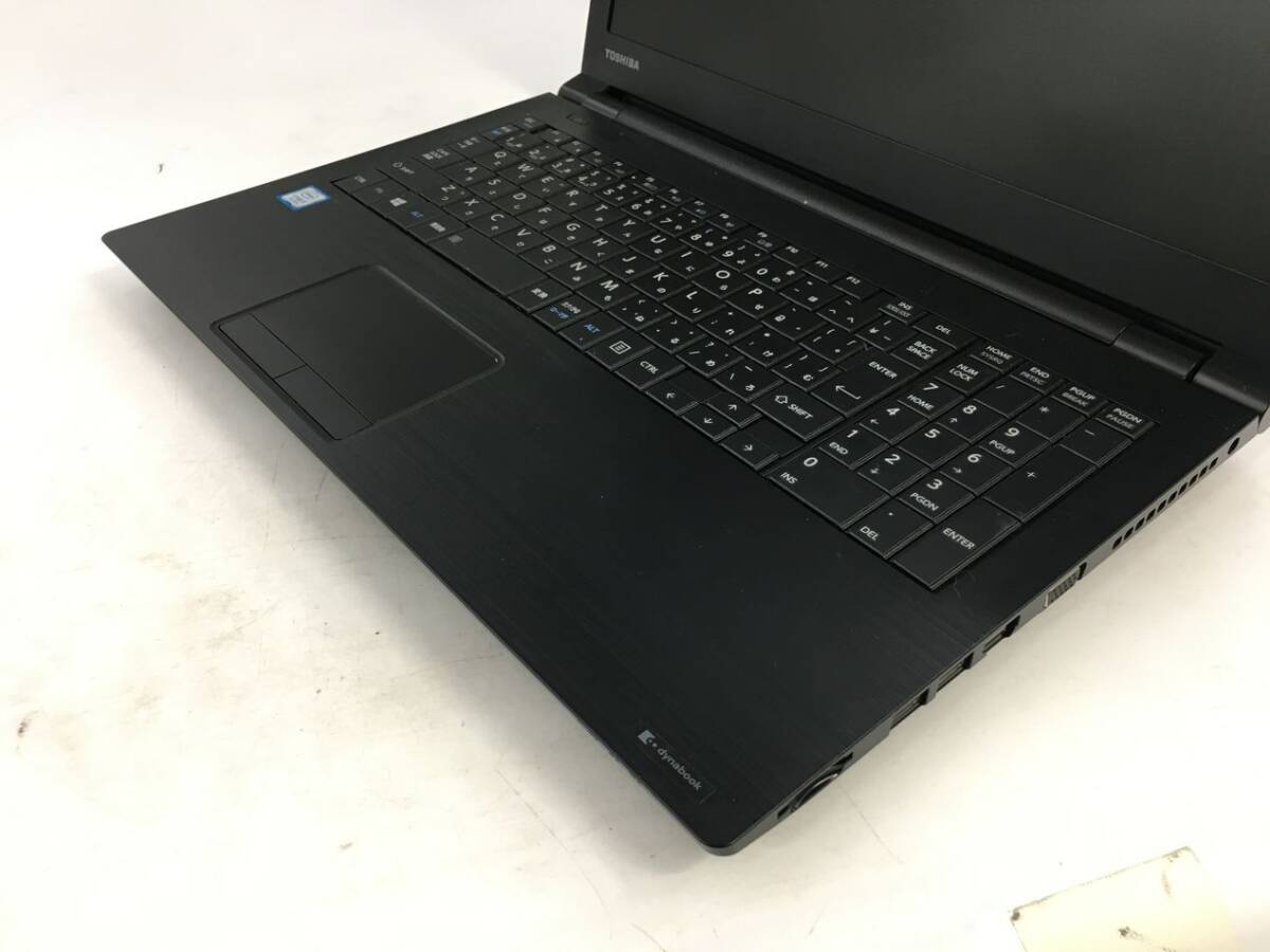 TOSHIBA/ノート/HDD 750GB/第7世代Core i3/メモリ8GB/WEBカメラ有/OS無/Intel Corporation HD Graphics 620 32MB-240202000777633_キーボード接写１