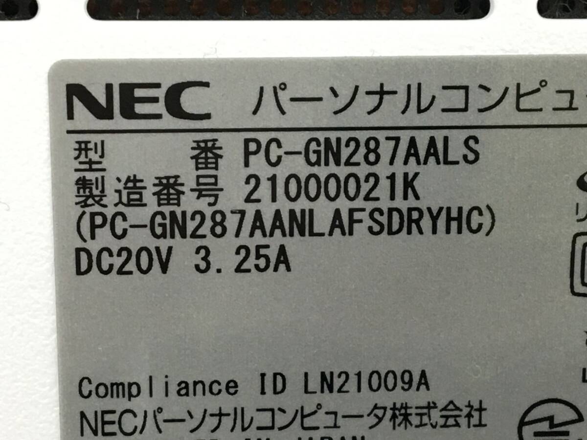 NEC/ノート/HDD 2000GB/第11世代Core i7/メモリ16GB/16GB/WEBカメラ有/OS無-240309000845931の画像6
