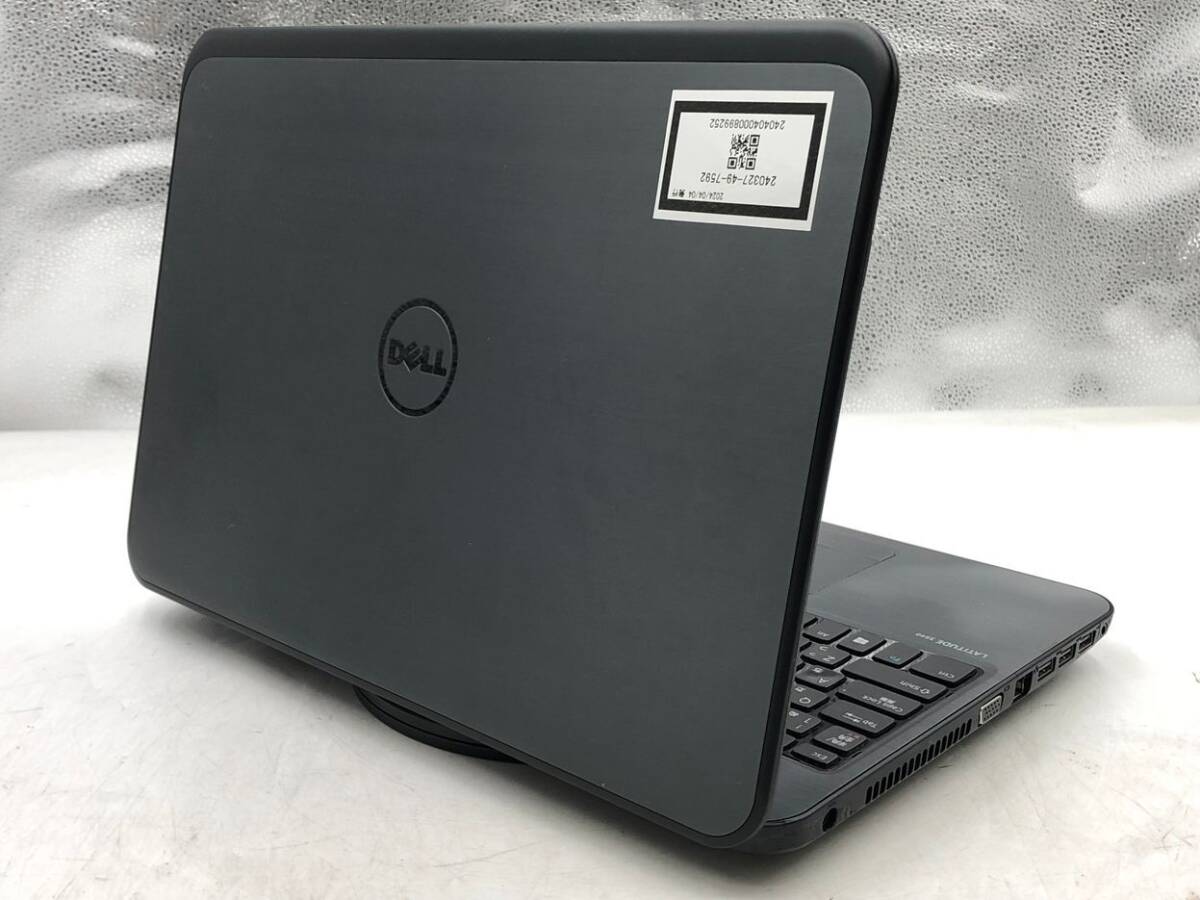 DELL/ノート/SSHD 500GB/第4世代Core i5/メモリ4GB/WEBカメラ有/OS無-240404000899252_天板　M