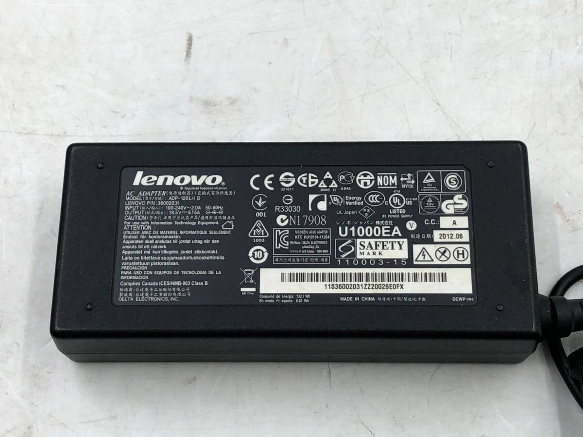 LENOVO/ノート/SSD 32GB/第3世代Core i7/メモリ4GB/4GB/WEBカメラ有/OS無-240329000887751の画像5