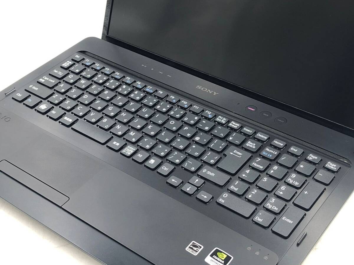 SONY/ノート/HDD 500GB/第2世代Core i5/メモリ4GB/4GB/WEBカメラ有/OS無-240403000896291_キーボード接写１