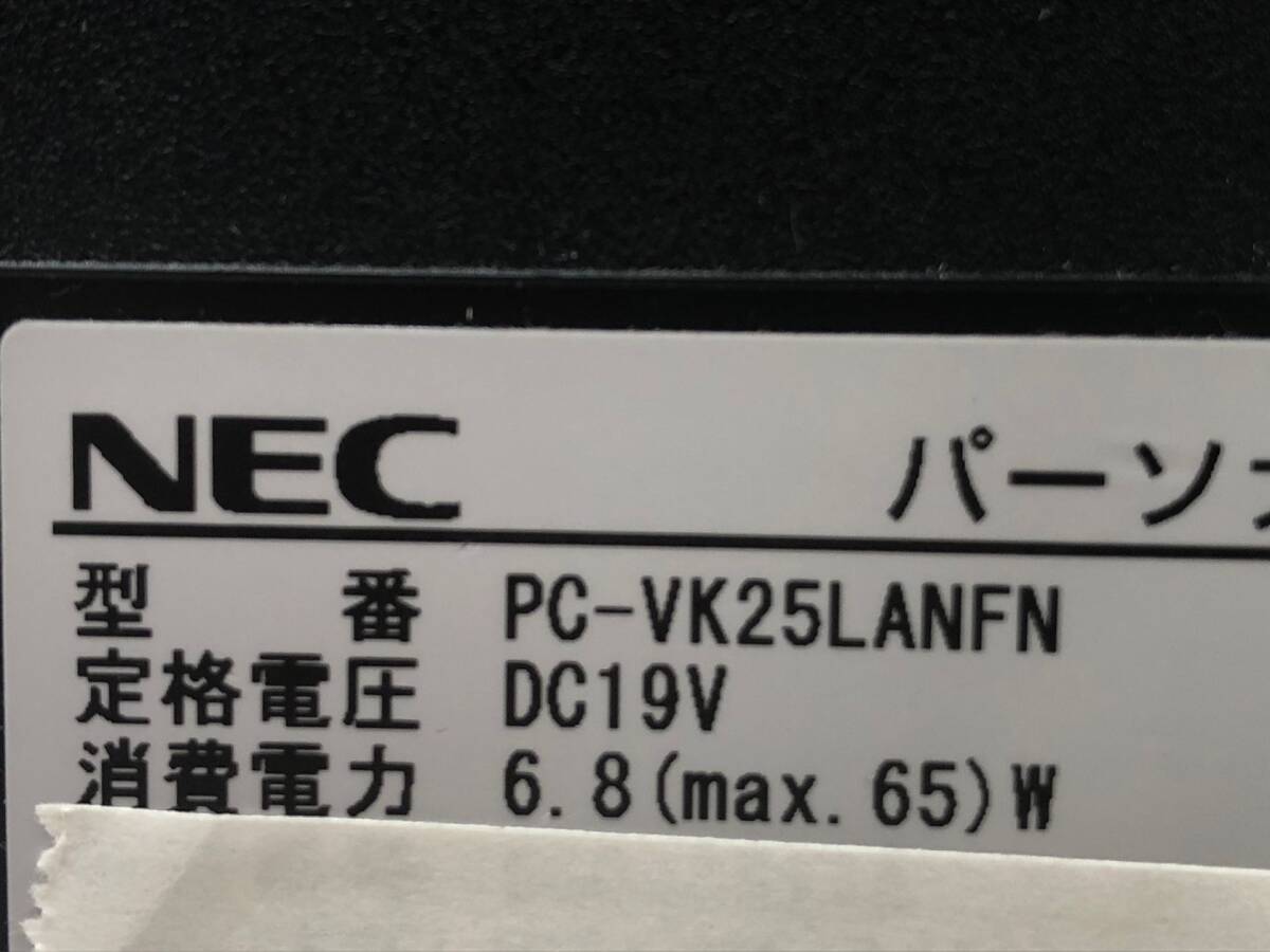 NEC/ノート/SSD 512GB/第4世代Core i3/メモリ8GB/WEBカメラ無/OS無-240415000921102の画像6