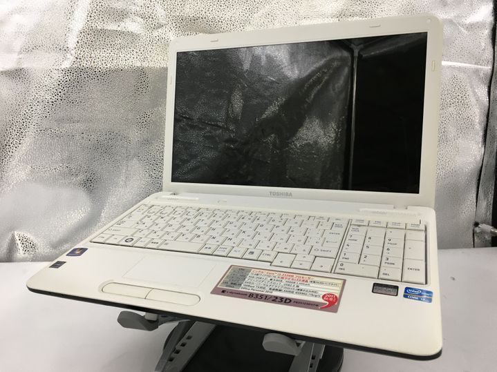 TOSHIBA/ノート/HDD 500GB/第2世代Core i3/メモリ2GB/2GB/WEBカメラ無/OS無-240326000878524の画像1