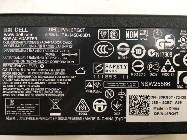 DELL/ノート/SSD 128GB/第2世代Core i5/メモリ2GB/2GB/WEBカメラ有/OS無-240417000926484_付属品 1