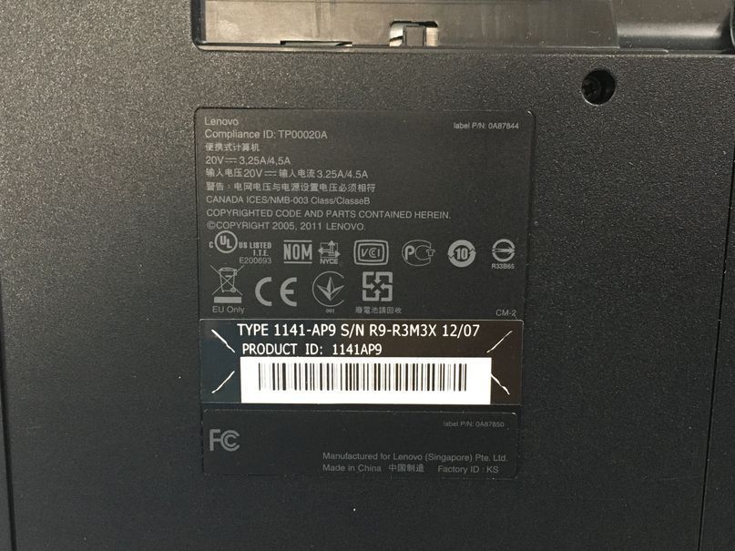 LENOVO/ノート/HDD 500GB/第2世代Core i5/メモリ4GB/WEBカメラ有/OS無-240403000896189の画像6