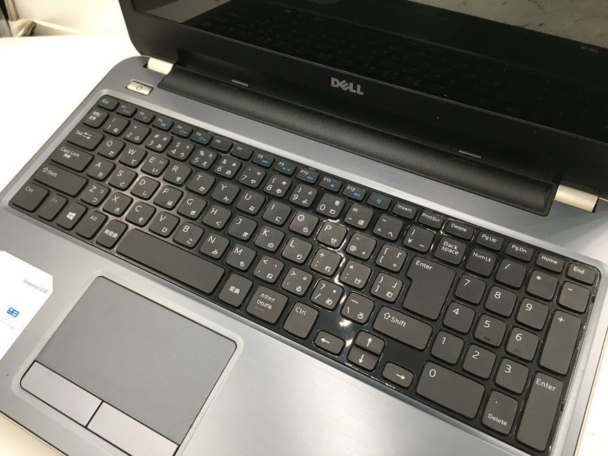 DELL/ノート/HDD 500GB/第4世代Core i3/メモリ4GB/4GB/WEBカメラ有/OS無-240422000937424_キーボード接写１