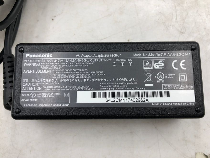 PANASONIC/ノート/HDD 1000GB/第7世代Core i5/メモリ4GB/4GB/WEBカメラ有/OS無/Intel Corporation HD Graphics 620 32MB-240406000905501_付属品 1