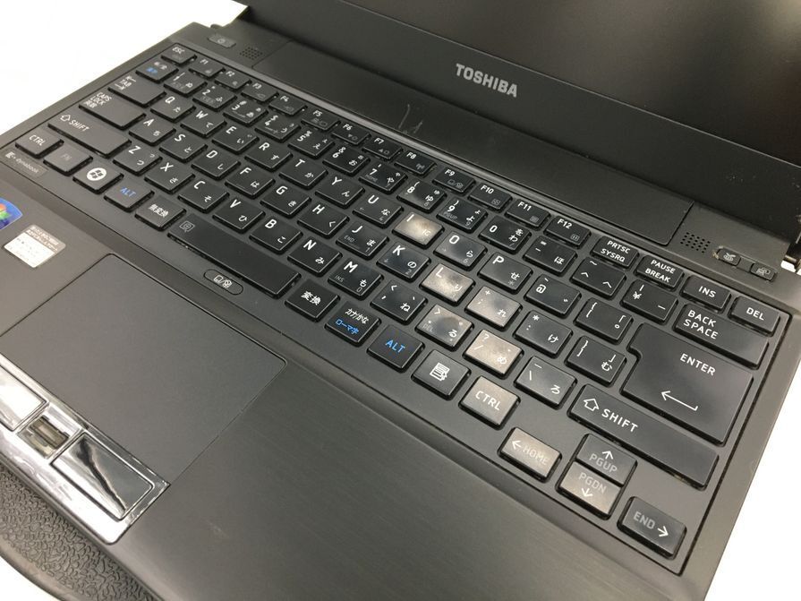 TOSHIBA/ノート/HDD 250GB/第2世代Core i3/メモリ2GB/2GB/WEBカメラ無/OS無-240404000899564_キーボード接写１