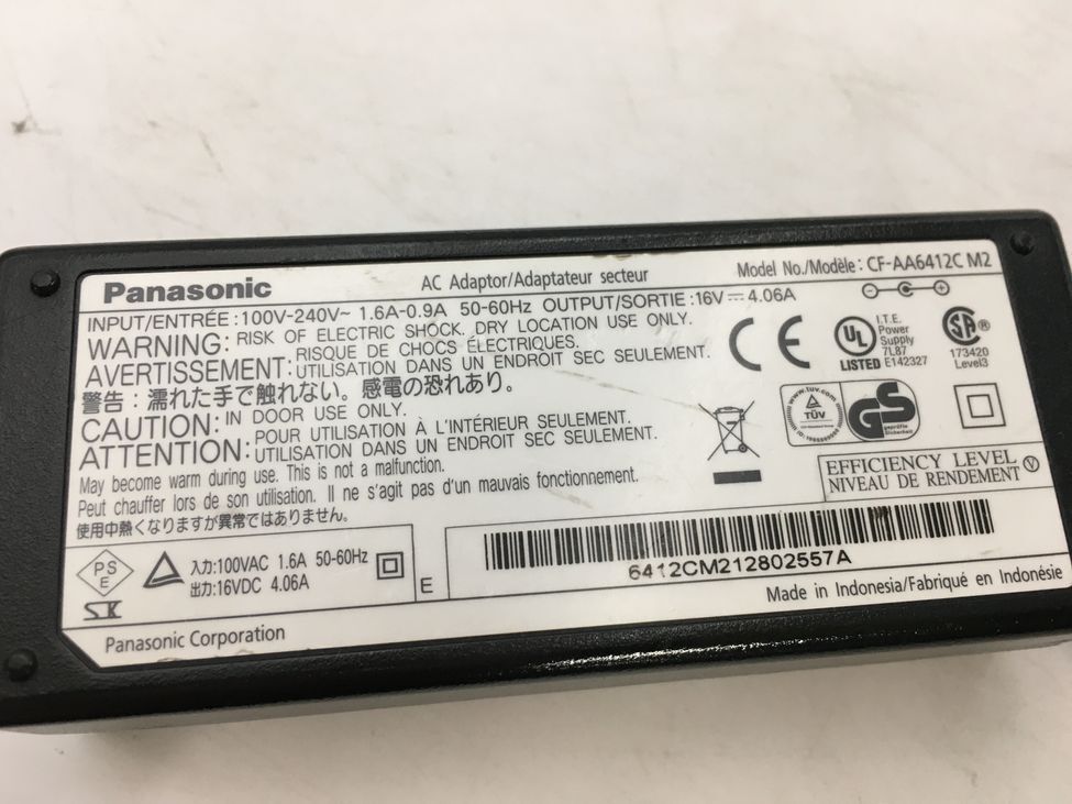 PANASONIC/ノート/SSD 128GB/第3世代Core i5/メモリ4GB/WEBカメラ有/OS無-240227000821738_付属品 1