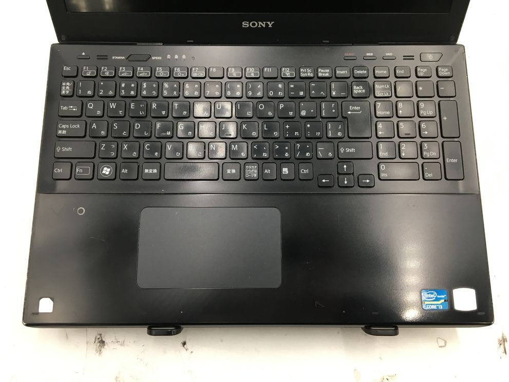 SONY/ノート/HDD 320GB/第2世代Core i3/メモリ4GB/WEBカメラ有/OS無-240403000896768の画像6