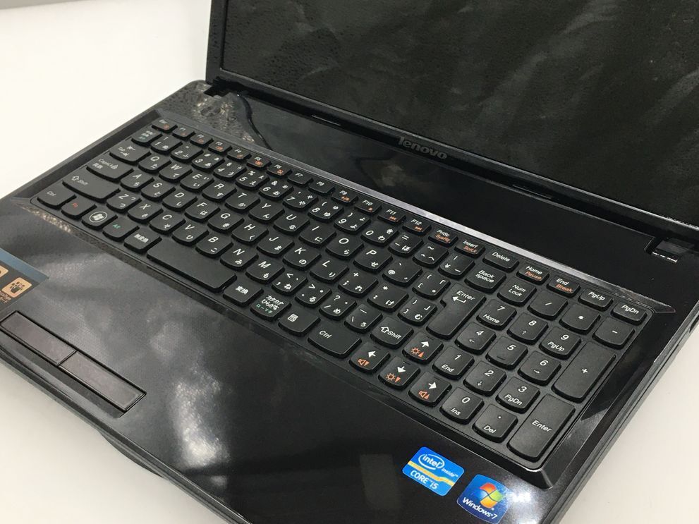 LENOVO/ノート/HDD 500GB/第3世代Core i5/メモリ4GB/4GB/WEBカメラ有/OS無-240327000882742_キーボード接写１