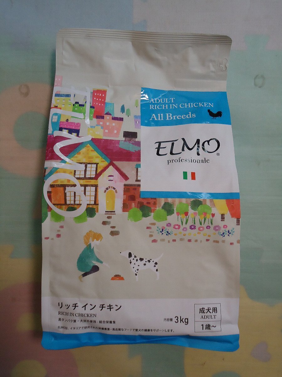 ELMO Pro feshona-re Ricci дюймовый gold для взрослой собаки 1 лет ~ premium корм для собак 3kg