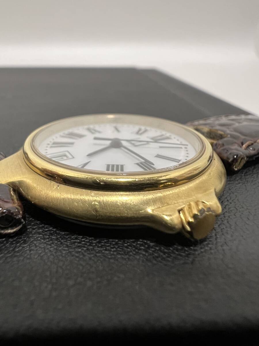 ★H＃3278 Dunhill腕時計 稼働品  dunhill  ダンヒル レザーベルト 腕 時計 ブランド時計 革ベルト ♪の画像5