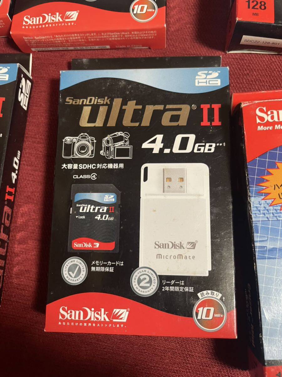 サンディスク2 4G 4個　USBメモリー 2.0 3個未使用品 まとめ