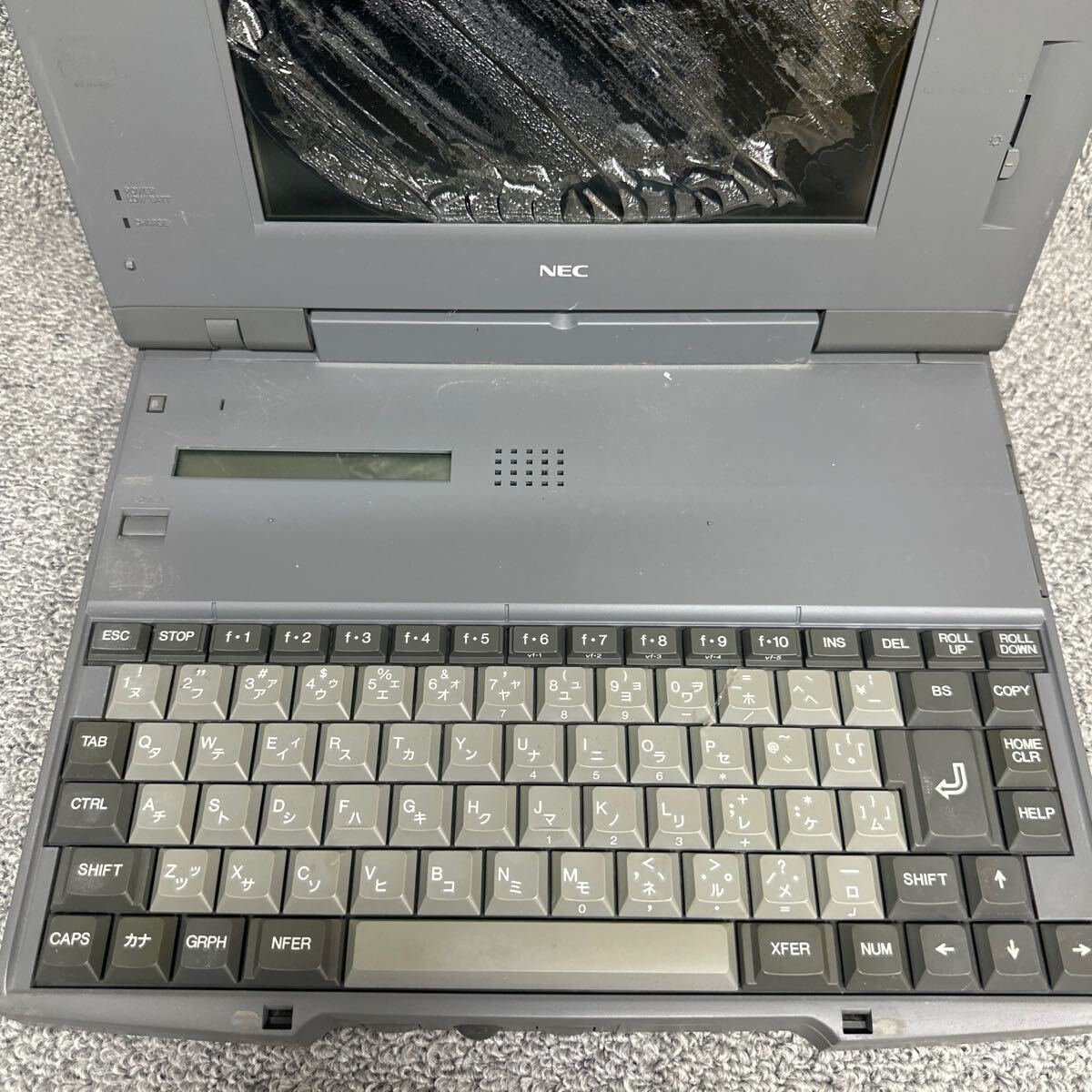 PCN98-1618 super-discount PC98 notebook NEC PC-9821Ns/340W electrification un- possible Junk including in a package possibility 