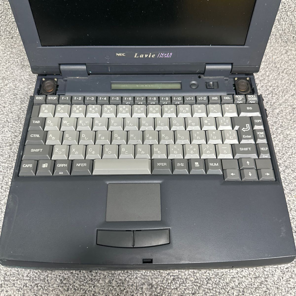PCN98-1641 super-discount PC98 notebook NEC Lavie PC-9821Nr15 electrification un- possible Junk including in a package possibility 