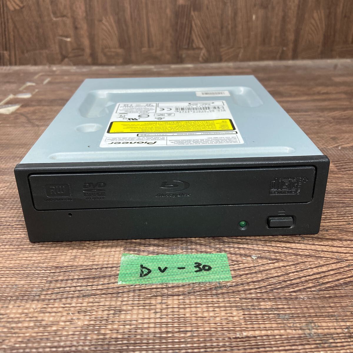 GK 激安 DV-30 Blu-ray ドライブ DVD デスクトップ用 Pioneer BDR-209BK 2015年製 Blu-ray、DVD再生確認済み 中古品の画像1