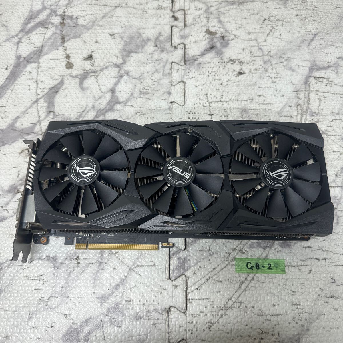 GK 激安 GB-2 グラフィックボード ASUS Geforce GTX1060 6G [STRIX-GTX1060-O6G-GAMING] 認識.画像出力のみ確認 中古品 同梱可能の画像1