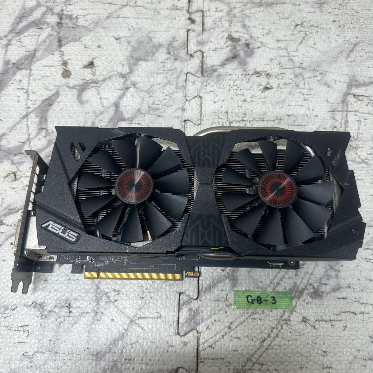 GK 激安 GB-3 グラフィックボード ASUS Geforce GTX970 4GB [STRIX-GTX970-DC2-4GD5] 認識.画像出力のみ確認 中古品 同梱可能の画像1