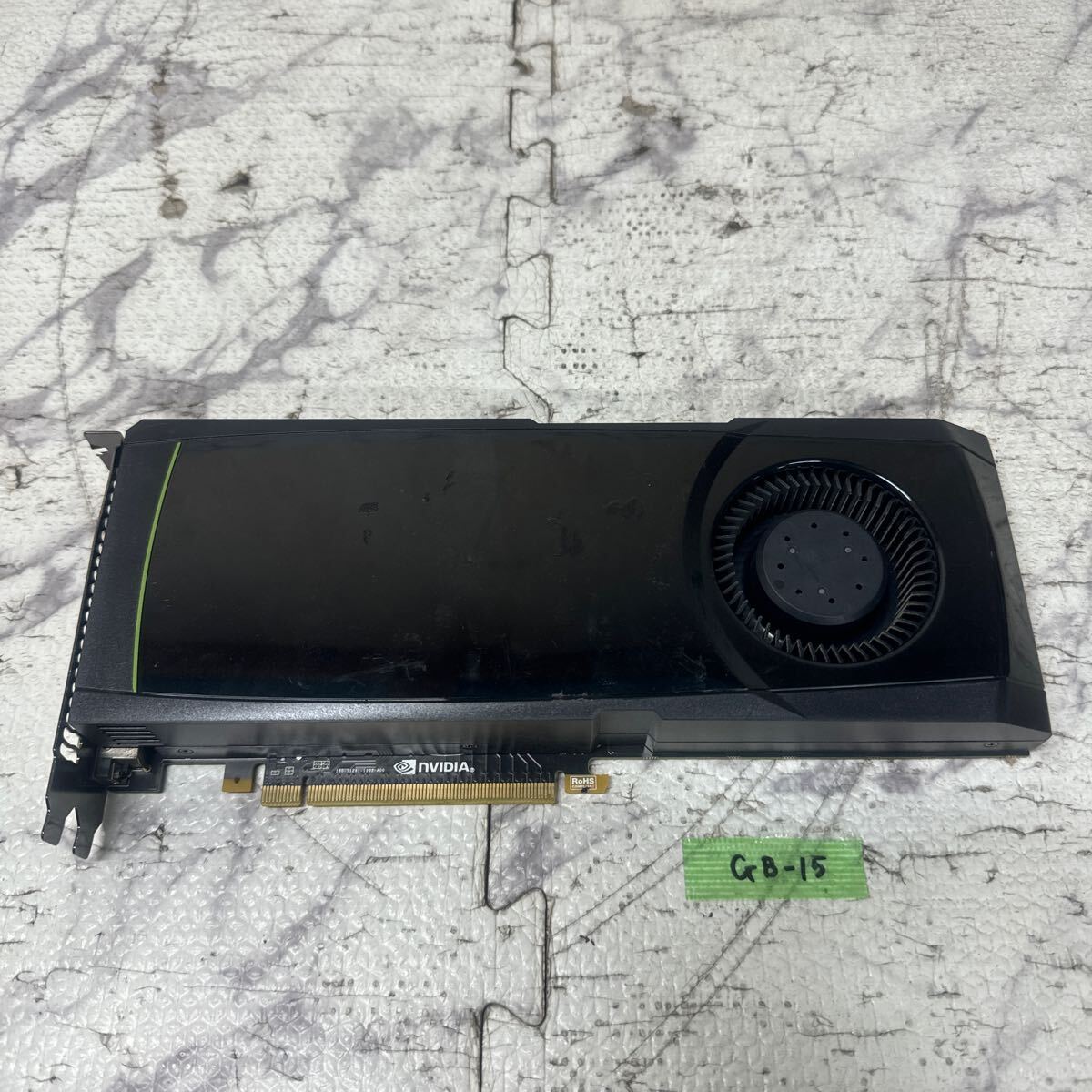 GK 激安 GB-15 グラフィックボード NVIDIA Geforce GTX570 認識.画像出力のみ確認 中古品 同梱可能の画像1