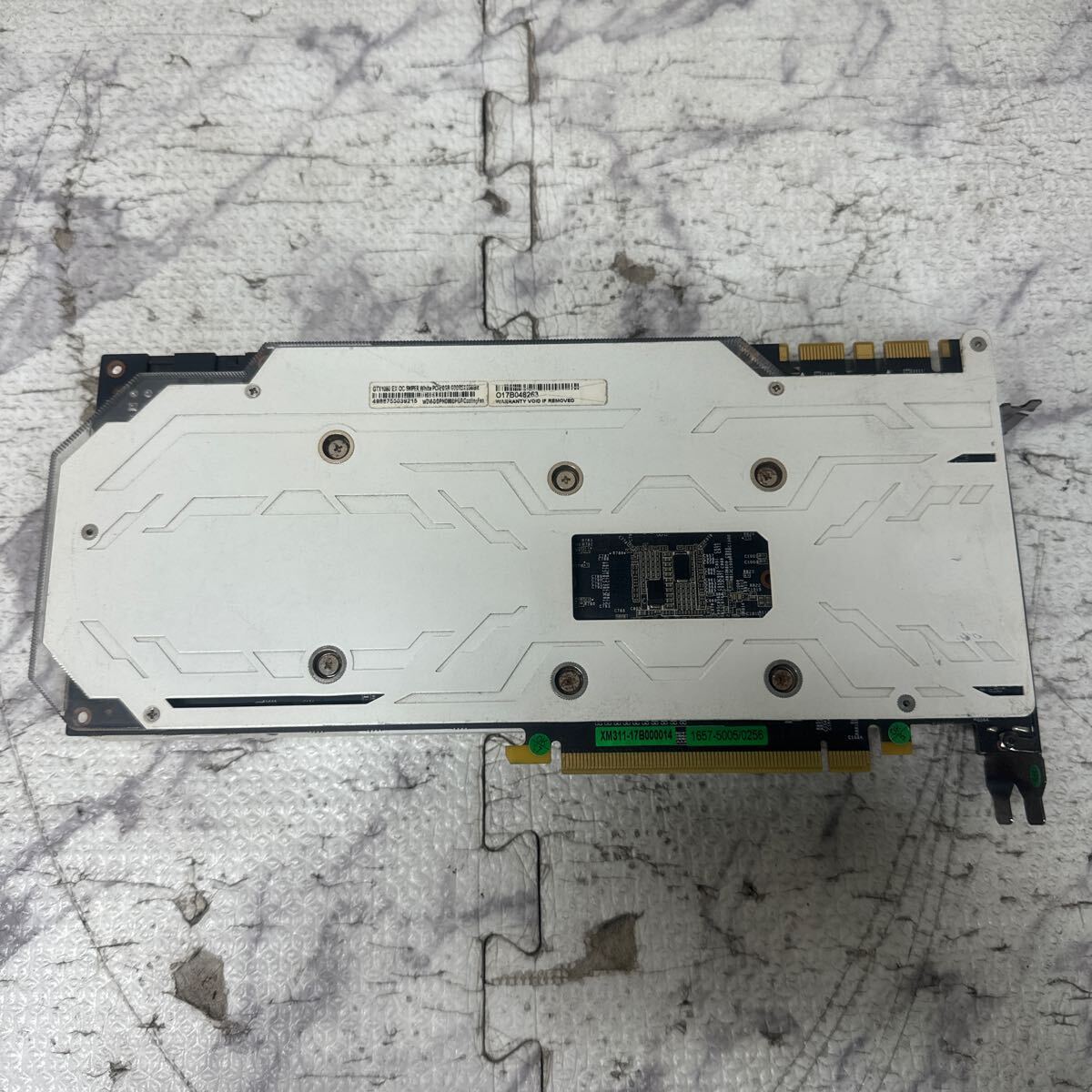 GK 激安 GB-31 グラフィックボード GALAX GTX1080 EX OC SNIPER White PCI-E 8GB GDDR5X 256Bit 認識.画像出力のみ確認 中古品 同梱可能の画像5