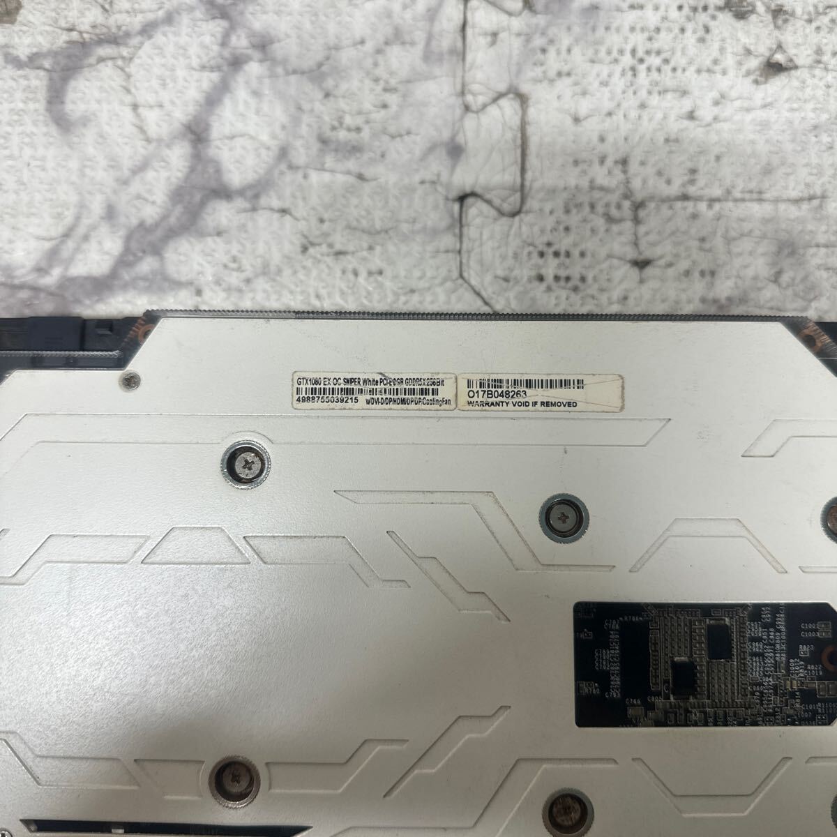 GK 激安 GB-31 グラフィックボード GALAX GTX1080 EX OC SNIPER White PCI-E 8GB GDDR5X 256Bit 認識.画像出力のみ確認 中古品 同梱可能
