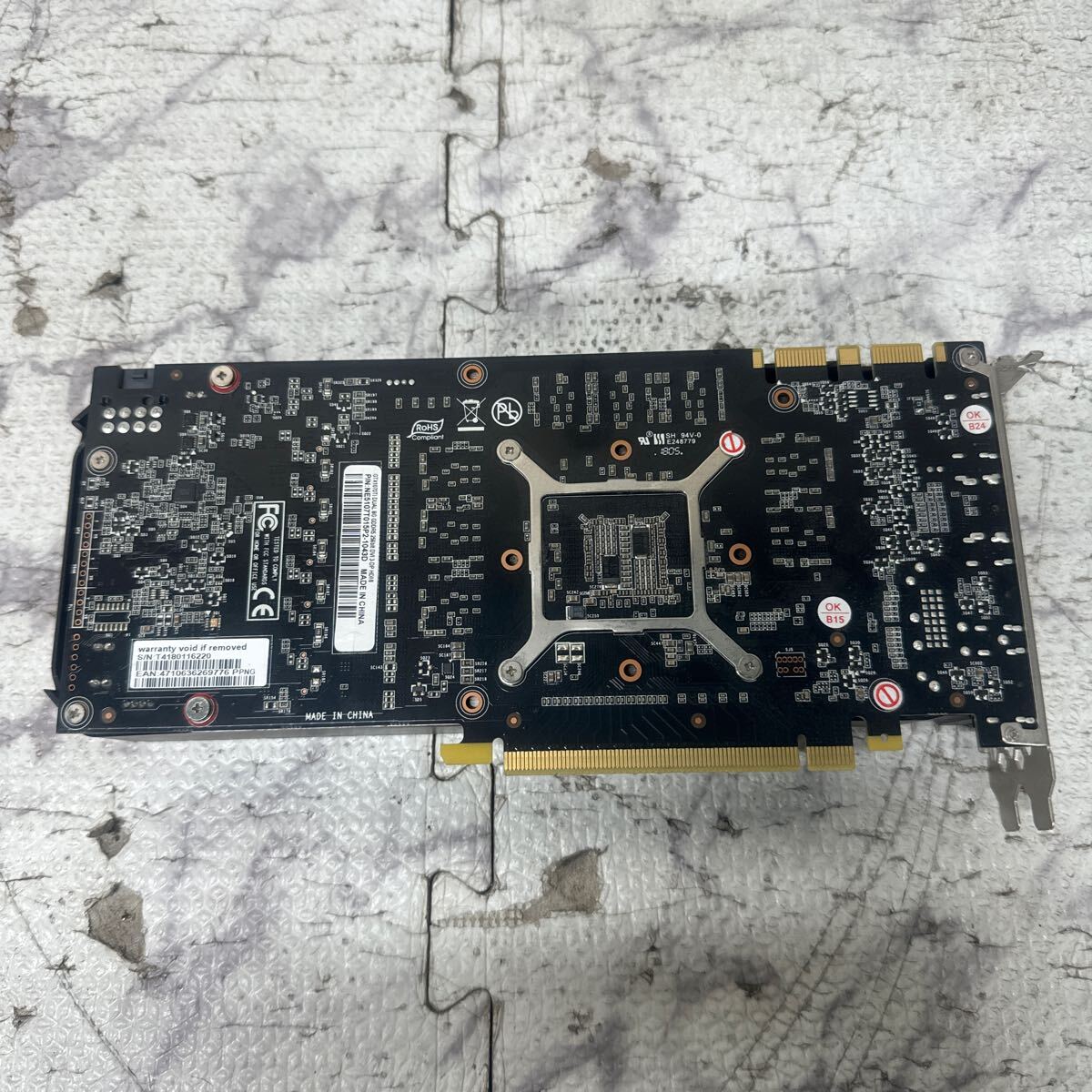 GK 激安 GB-39 グラフィックボード PALiT Geforce GTX1070Ti DUAL 8G GDDR5 256bit 認識.画像出力のみ確認 中古品 同梱可能の画像5