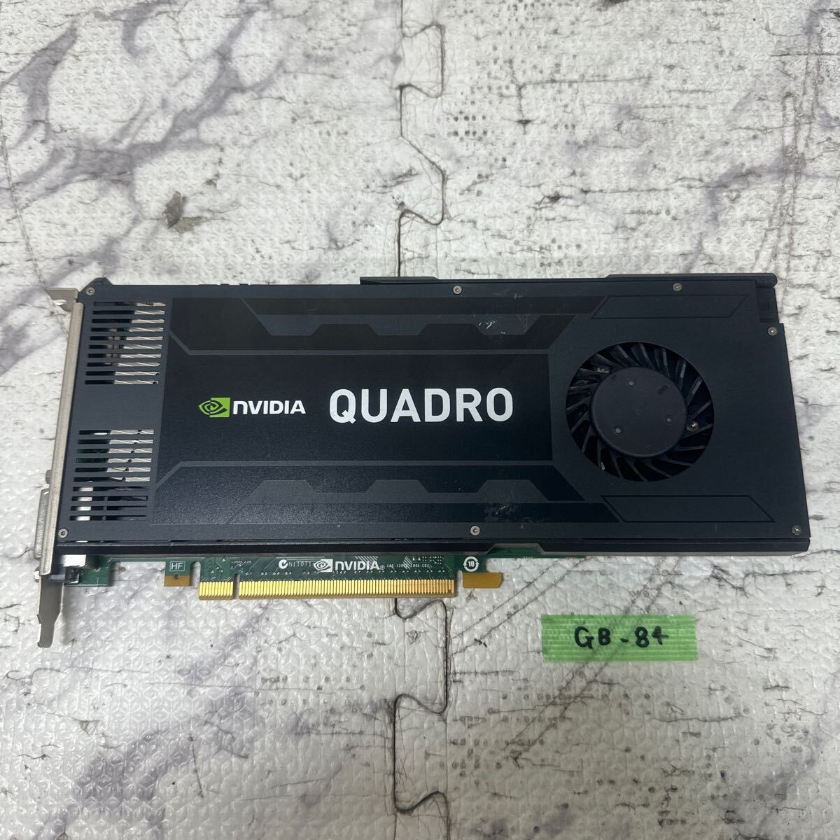 GK 激安 GB-84 グラフィックボード HP NVIDIA QUADRO K4000 3GB GDDR5 [700104-001] 認識.画像出力のみ確認 中古品 同梱可能の画像1