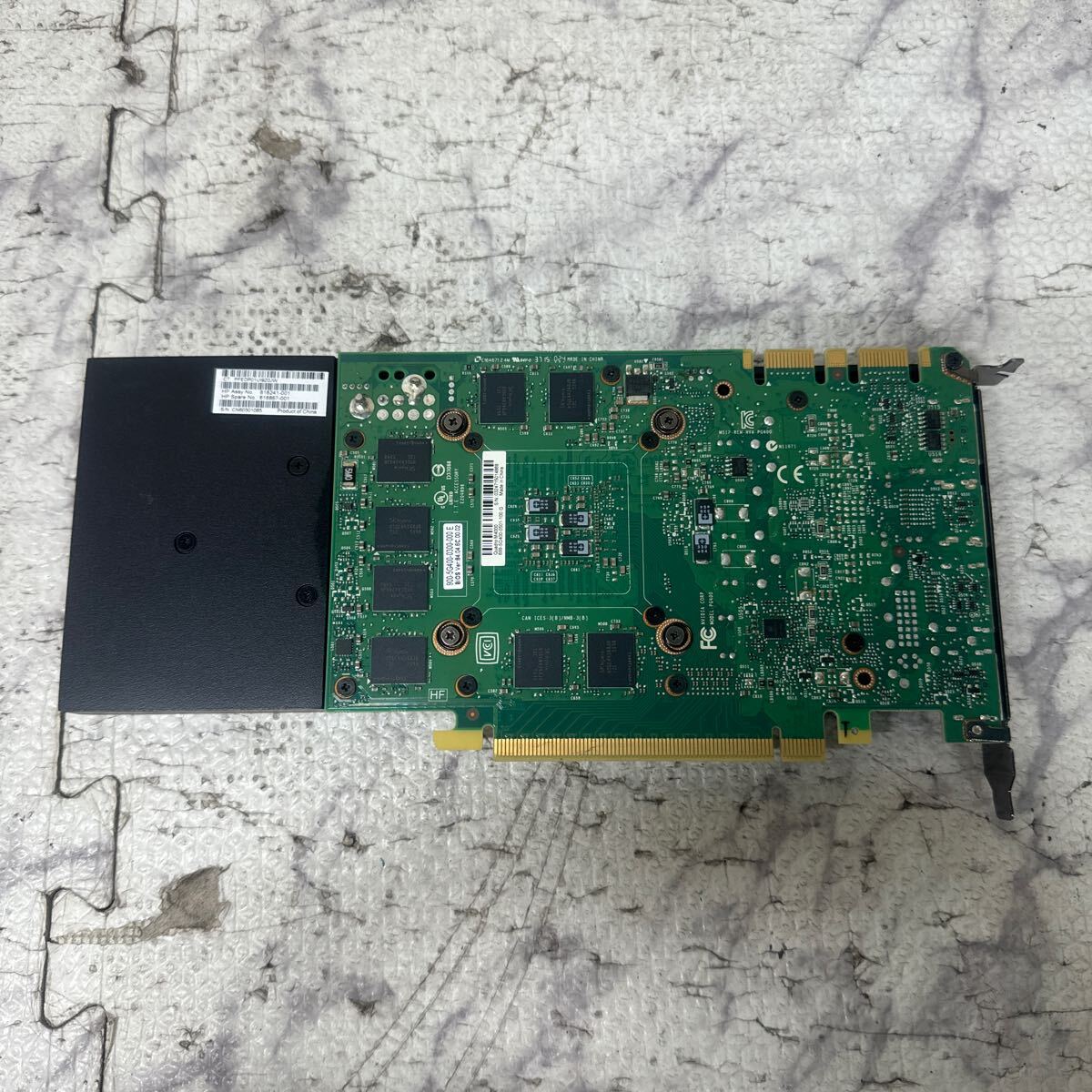 GK 激安 GB-87 グラフィックボード HP NVIDIA QUADRO M4000 8GB GDDR5 256Bit [818241-001] 認識.画像出力のみ確認 中古品 同梱可能の画像4