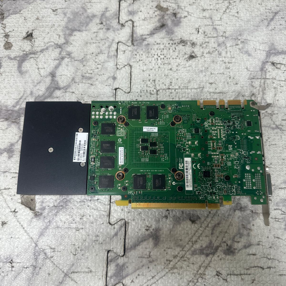 GK 激安 GB-93 グラフィックボード HP NVIDIA QUADRO K4200 4GB GDDR5 256Bit [764900-001] 認識.画像出力のみ確認 中古品 同梱可能の画像4