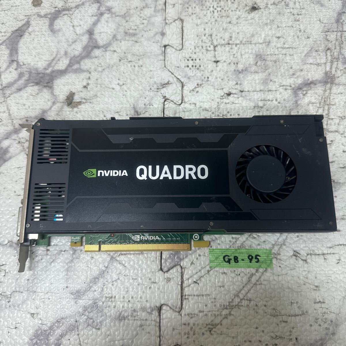 GK 激安 GB-95 グラフィックボード HP NVIDIA QUADRO K4200 4GB GDDR5 256Bit [764900-001] 認識.画像出力のみ確認 中古品 同梱可能の画像1