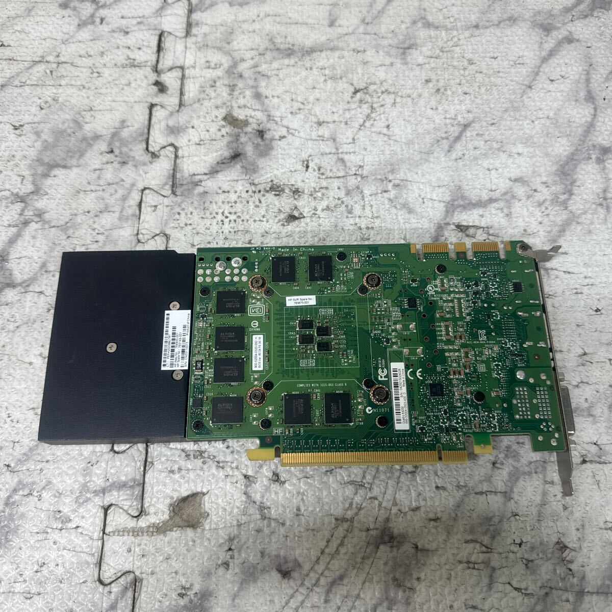 GK 激安 GB-105 グラフィックボード HP NVIDIA QUADRO K4200 4GB GDDR5 256Bit [764900-001] 認識.画像出力のみ確認 中古品 同梱可能の画像4