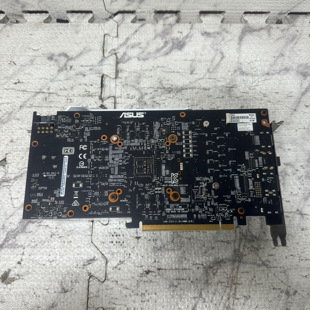 GK 激安 GB-119 グラフィックボード ASUS NVIDIA Geforce GTX1060 GDDR5 6GB [DUAL-GTX1060-O6G] 認識.画像出力のみ確認 中古品 同梱可能の画像6