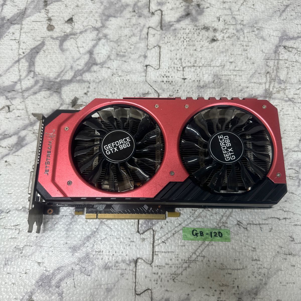 GK 激安 GB-120 グラフィックボード PALiT Geforce GTX960 JETSTREAM 2048M GDDR5 128Bit 認識.画像出力のみ確認 中古品 同梱可能の画像1