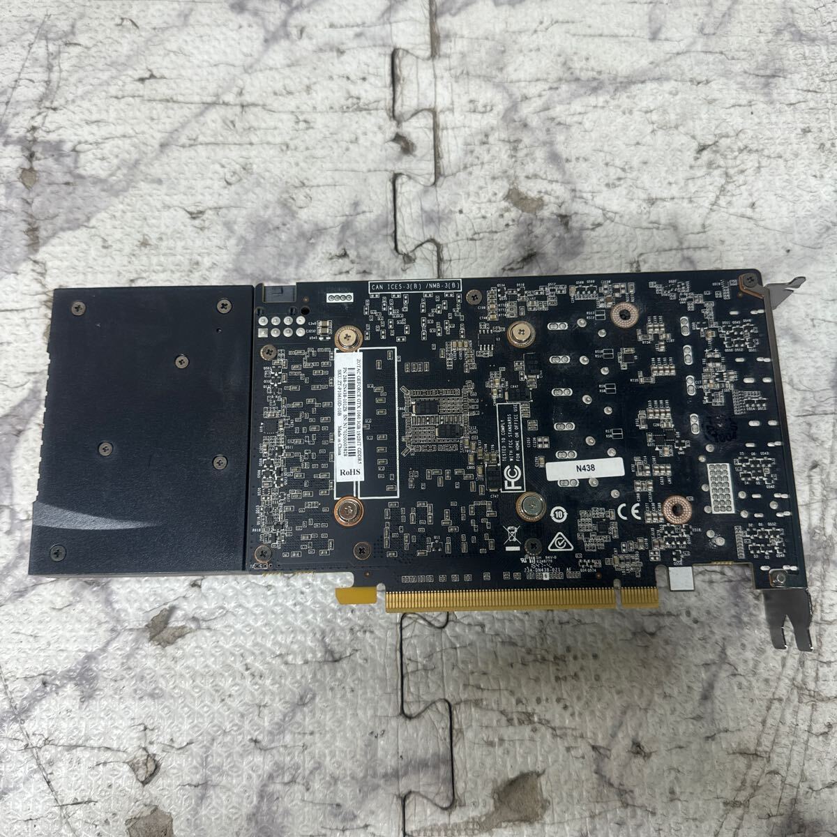 GK 激安 GB-125 グラフィックボード ZOTAC GEFORCE GTX1060 3GB 192BIT GDDR5 [ZT-P10610D-10B] 認識.画像出力のみ確認 中古品 同梱可能_画像6