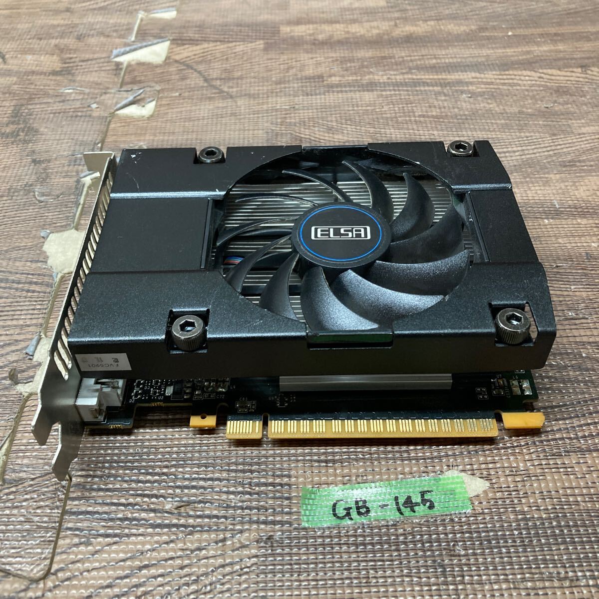 GK 激安 GB-145 グラフィックボード ELSA GEFORCE GTX 650 Ver.2 1GB [GD650-1GEBX2] 認識.画像出力のみ確認 中古品 同梱可能_画像1