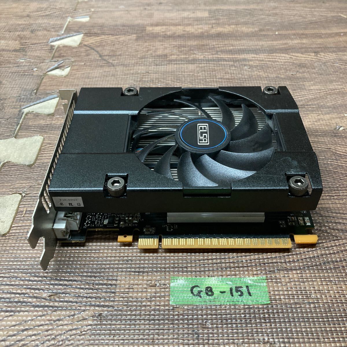 GK 激安 GB-151 グラフィックボード ELSA GEFORCE GTX 650 Ver.2 1GB [GD650-1GEBX2] 認識.画像出力のみ確認 中古品 同梱可能_画像1